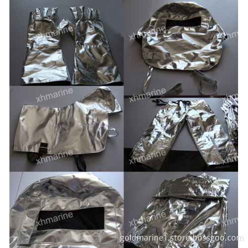 Heat-insulation suit for firefighting